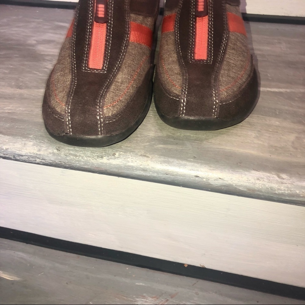 Lands end Woman’s NIB Zip Trekkers Shoes spice brown Size 8M new - Picture 5 of 9